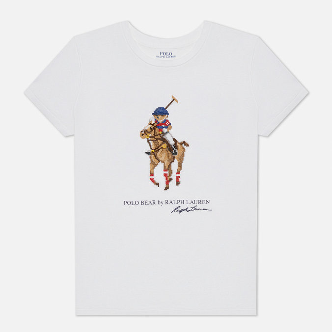 фото Футболка женская polo ralph lauren 211-843283 белая l