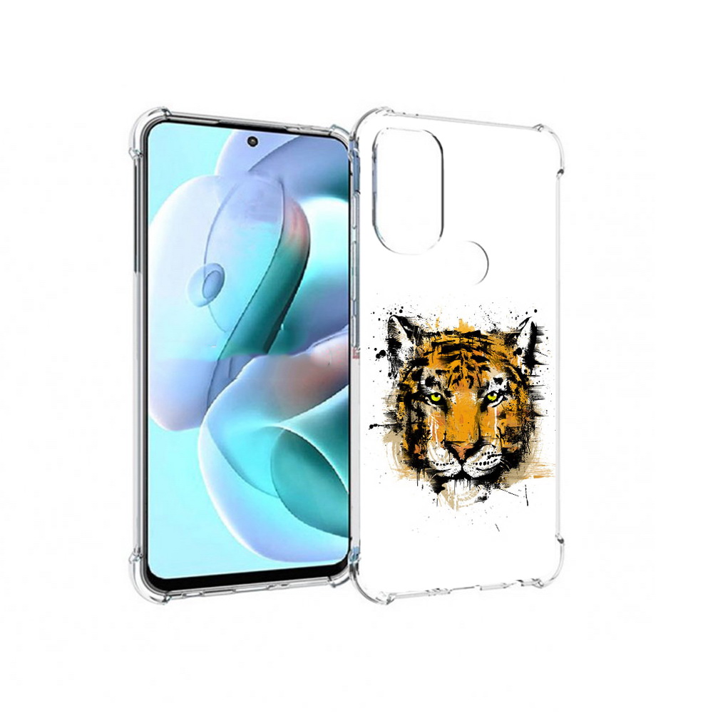 

Чехол MyPads Tocco для Motorola Moto G71 тигруля (PT227080.353.643), Прозрачный, Tocco