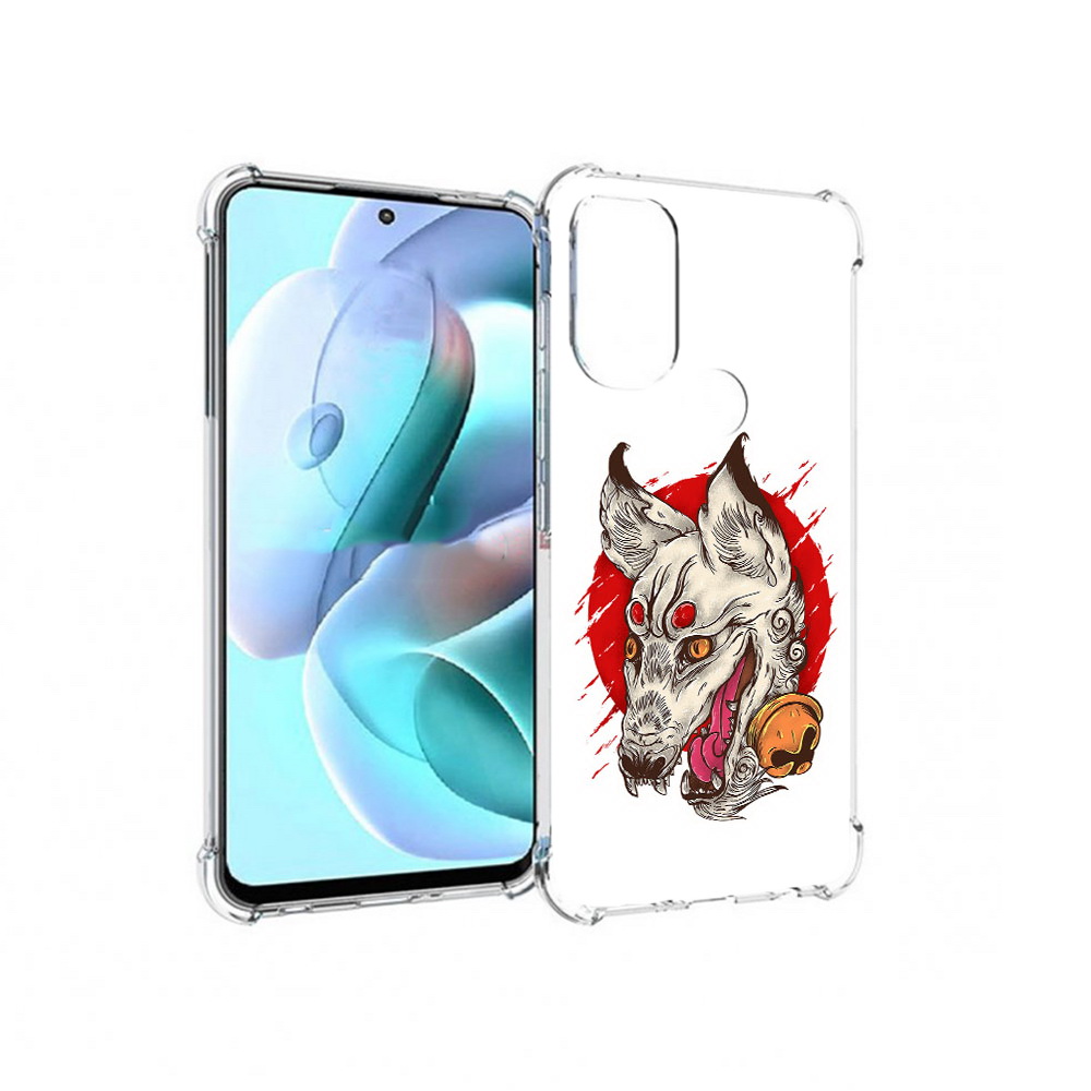 

Чехол MyPads Tocco для Motorola Moto G71 страшная собака (PT227080.353.627), Прозрачный, Tocco