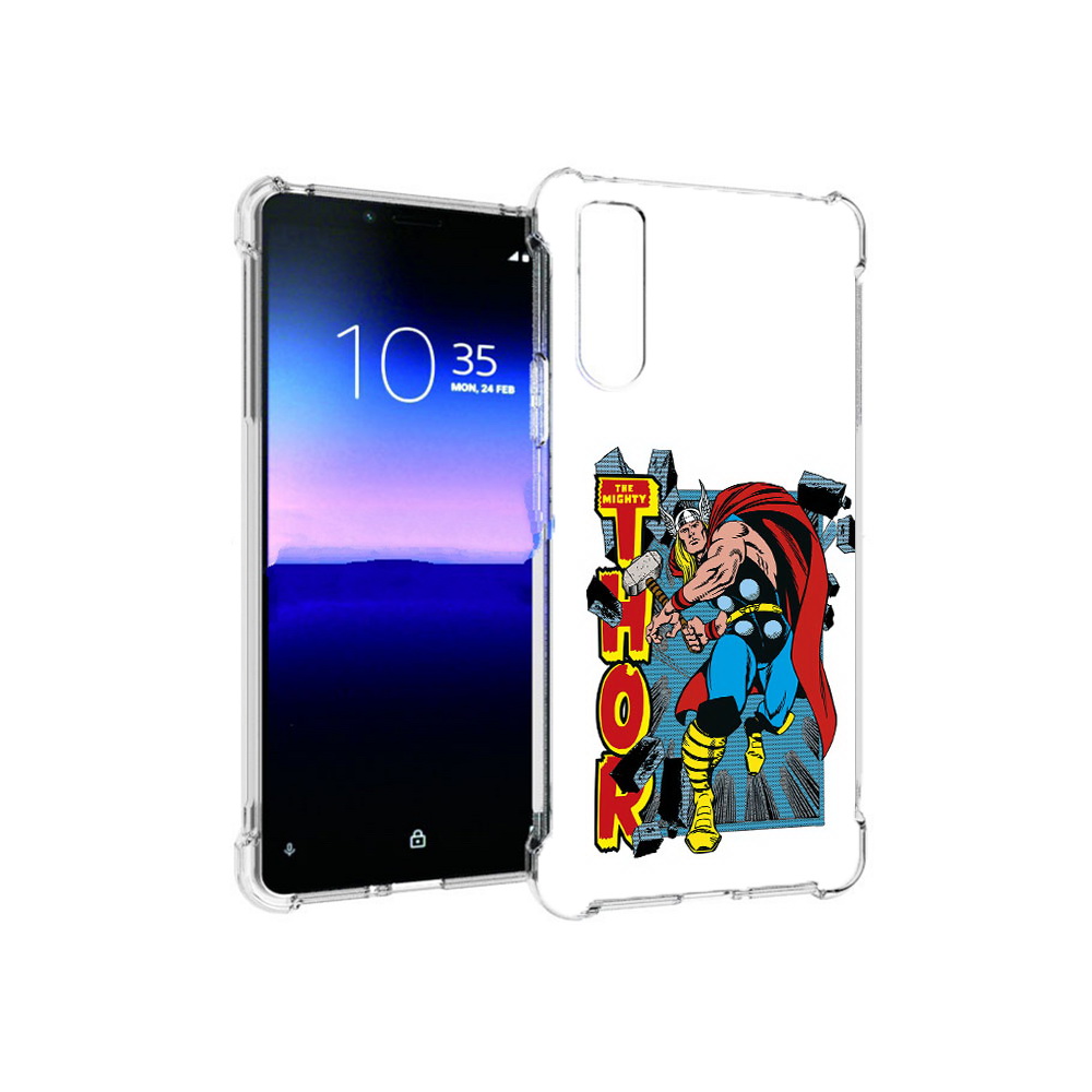

Чехол MyPads Tocco для Sony Xperia 10 II тор комикс (PT158941.227.645), Прозрачный, Tocco