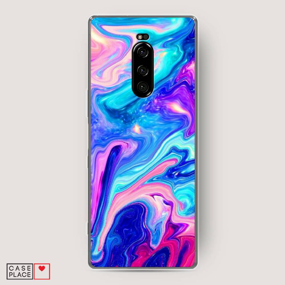 

Чехол Awog на Sony Xperia 1/XZ4 "Потеки краски", Разноцветный, 54250-10