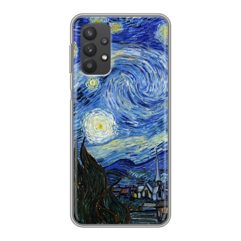 

Дизайнерский силиконовый чехол для Samsung Galaxy A32 Звездная ночь