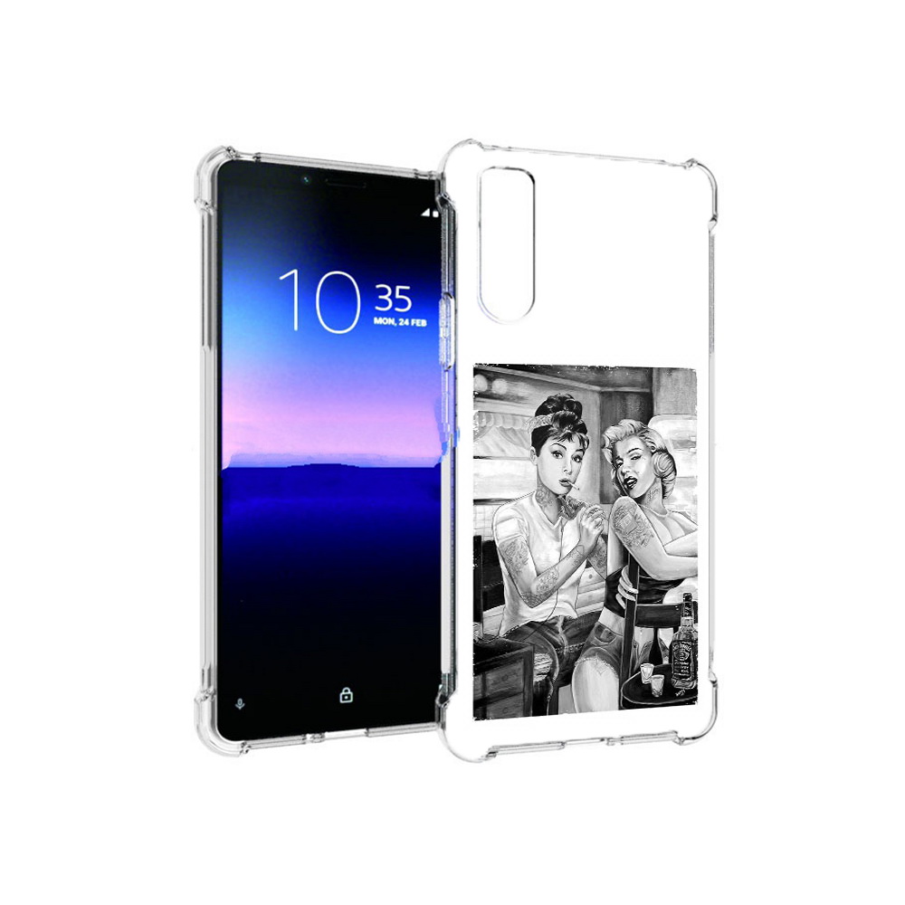 

Чехол MyPads Tocco для Sony Xperia 10 II тату мастер (PT158941.227.637), Прозрачный, Tocco