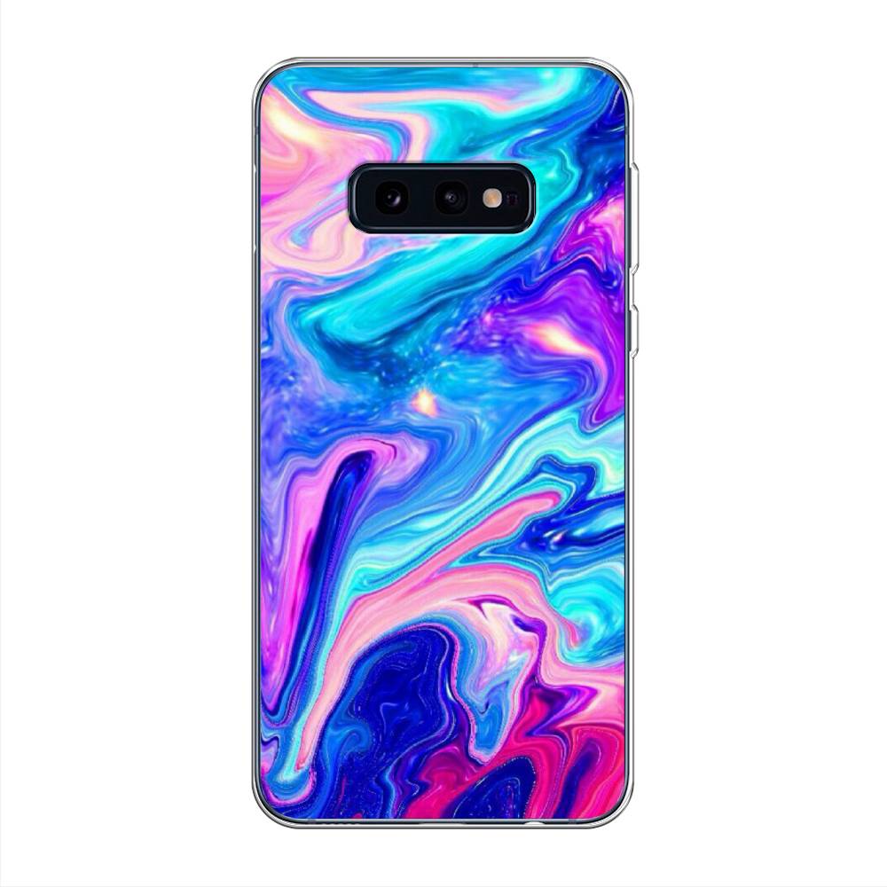 

Чехол Awog на Samsung Galaxy S10E "Потеки краски", Разноцветный, 27250-10