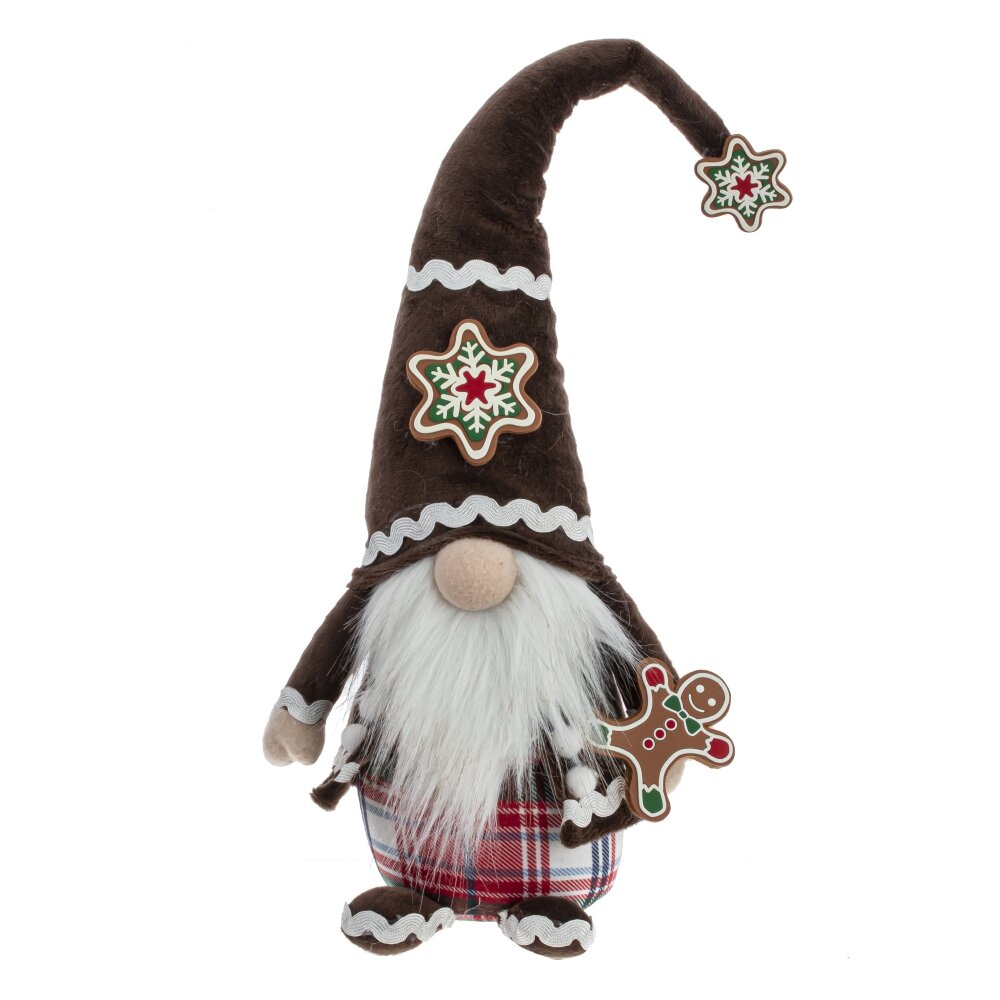 

Новогодняя фигурка Remeco collection Гном 791702 17x9x33 см, Коричневый, Гном