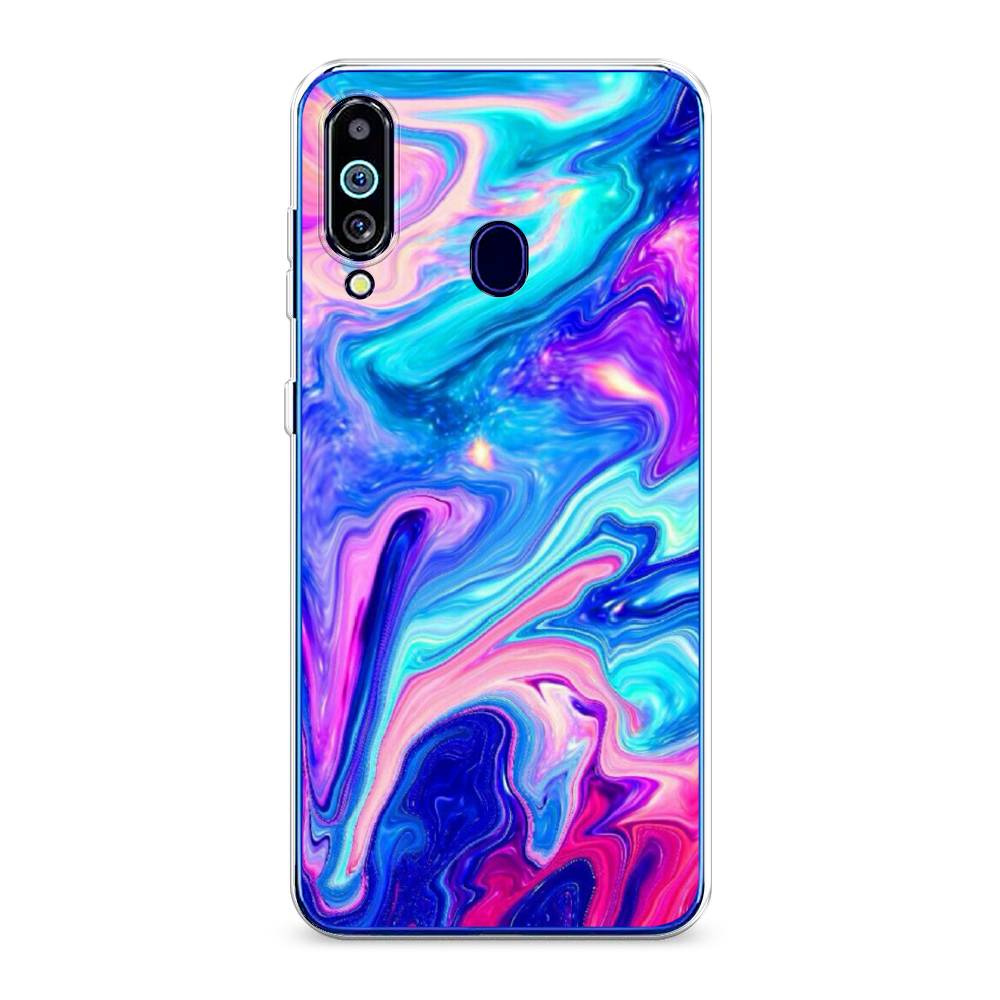 

Чехол Awog на Samsung Galaxy M40/A60 "Потеки краски", Разноцветный, 28750-10