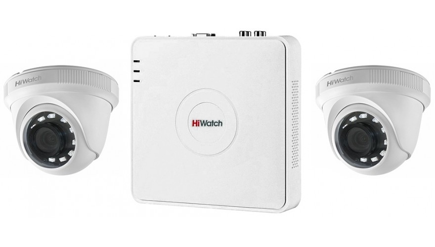 

Готовый комплект видеонаблюдения HiWatch KIT 2N2D2, HiWatch KIT 2N2D2