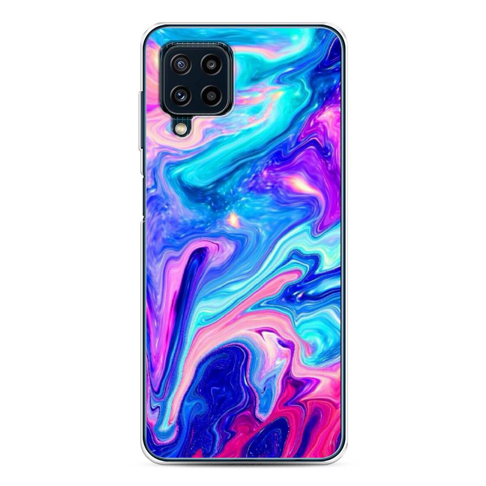 фото Силиконовый чехол "потеки краски" на samsung galaxy m32 awog