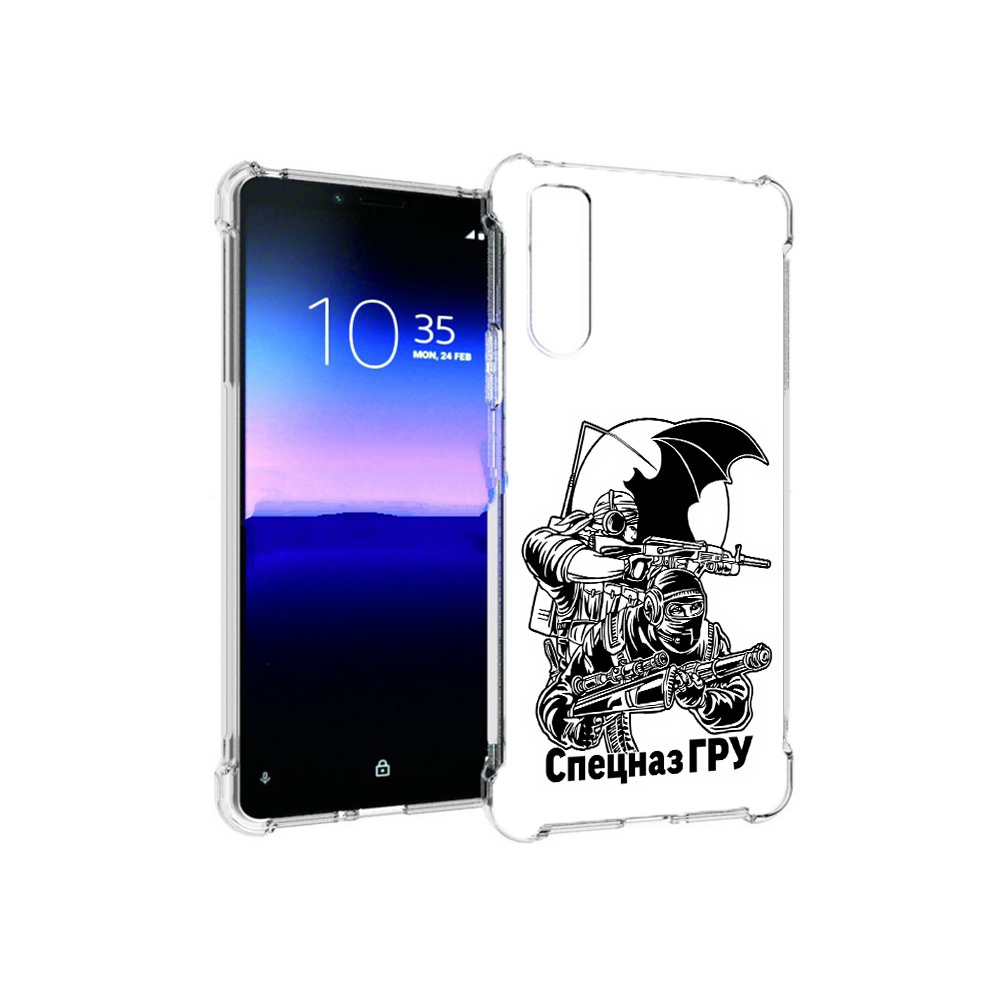 

Чехол MyPads Tocco для Sony Xperia 10 II спецназ гру (PT158941.227.618), Прозрачный, Tocco