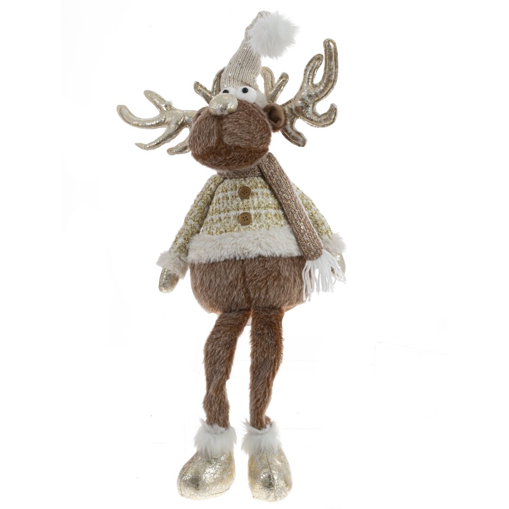 

Новогодняя фигурка Remeco collection Олень 792860 33x17x80 см, Разноцветный, Олень