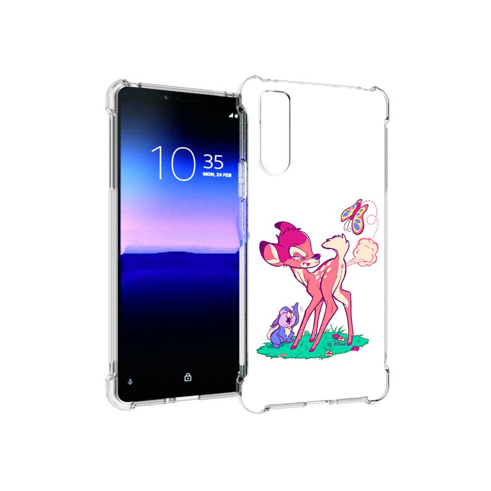

Чехол MyPads Tocco для Sony Xperia 10 II смешной олененок (PT158941.227.610), Прозрачный, Tocco