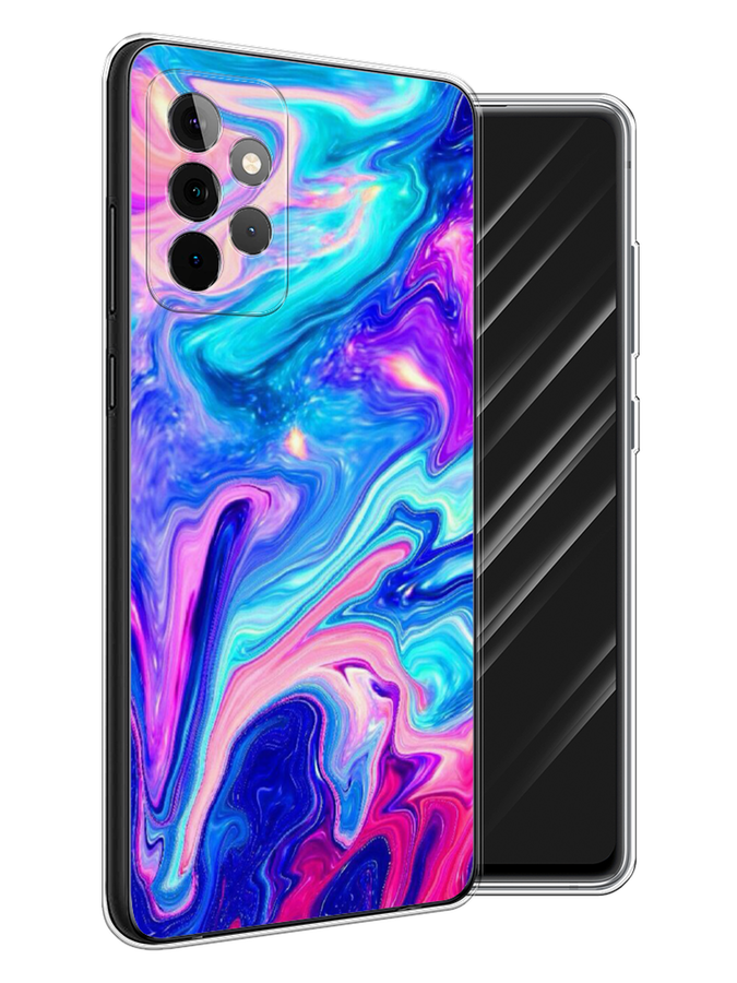 

Чехол Awog на Samsung Galaxy A72 / Самсунг A72 "Потеки краски", Разноцветный, 2101950-10