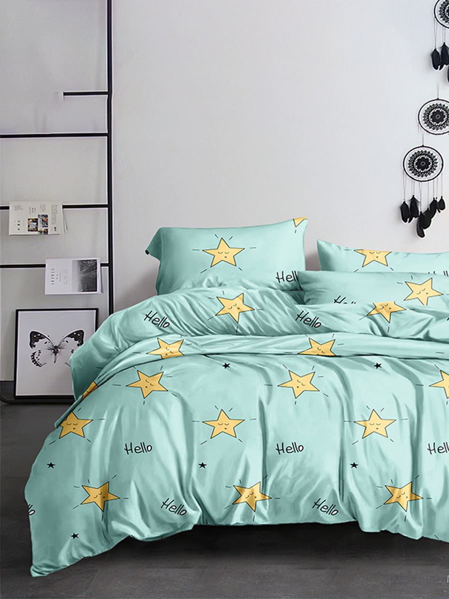

Простынь на резинке Simple House "Hello" 180х200 см