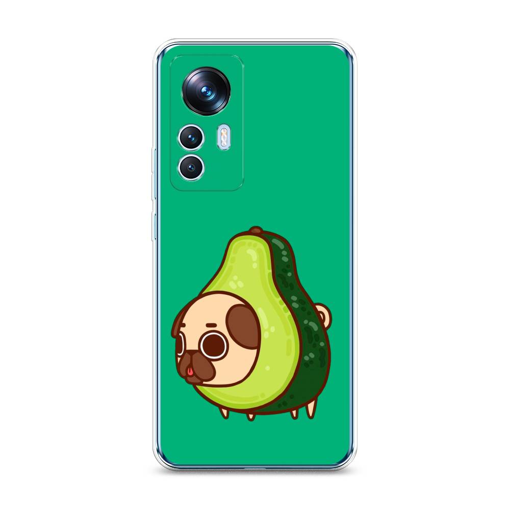 

Чехол на Xiaomi 12T "Мопс авокадик", Зеленый, 316650-1