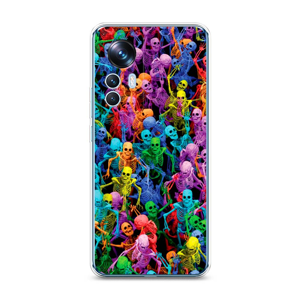 

Чехол на Xiaomi 12T "Вечеринка скелетов", Фиолетовый;желтый;оранжевый, 316650-6
