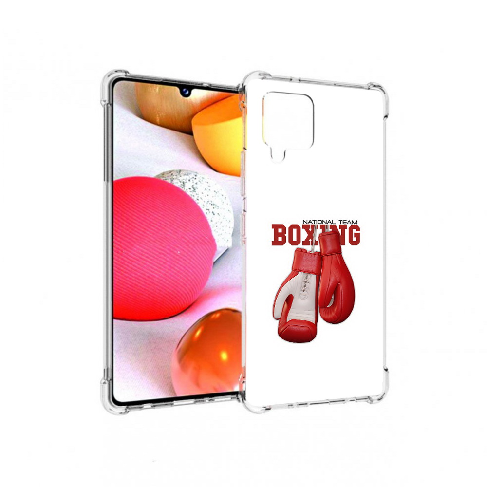 

Чехол MyPads Tocco для Samsung Galaxy A42 боксерские перчатки (PT226910.539.244), Прозрачный, Tocco