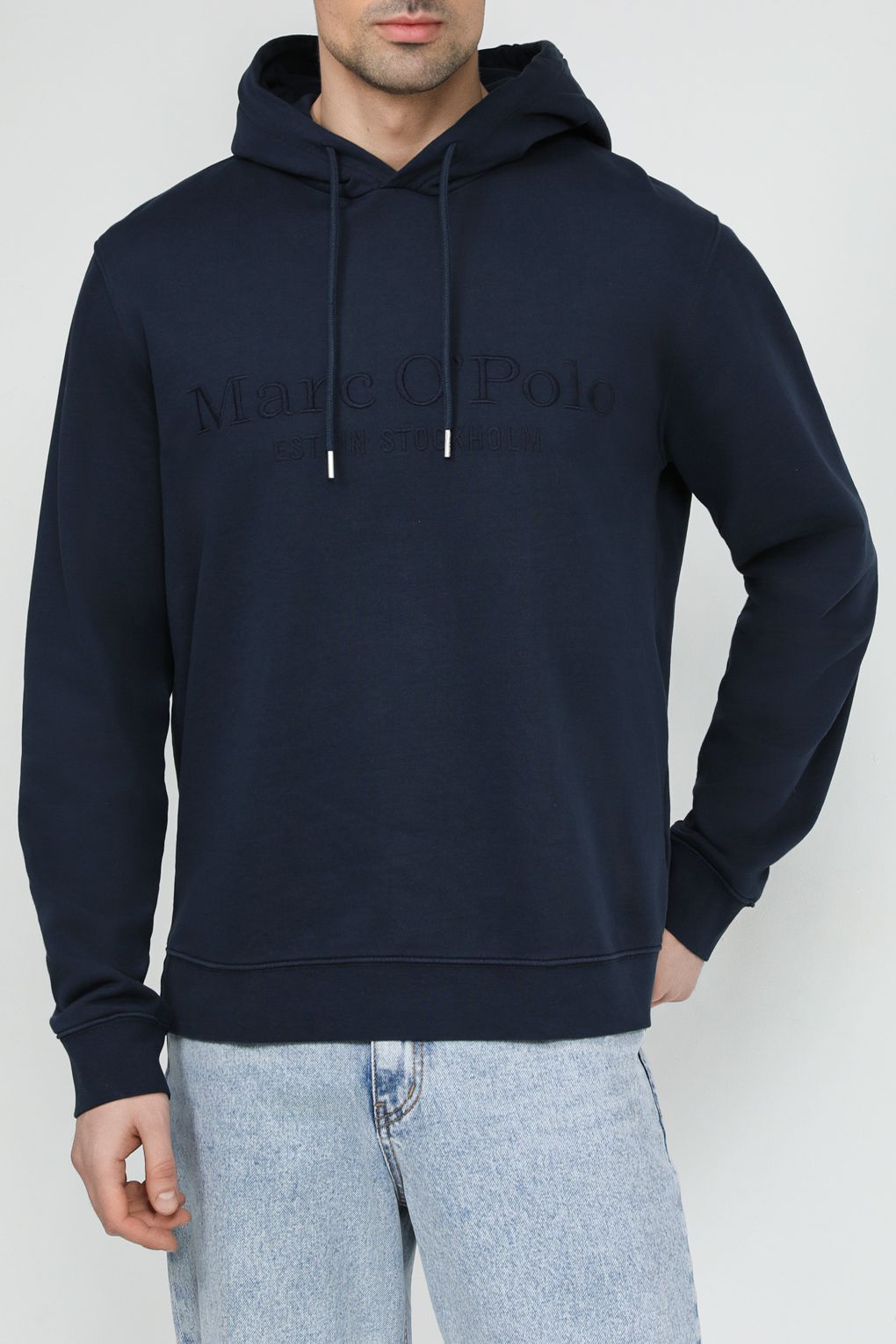 Худи мужское Marc O'Polo 421407654142 синее 2XL