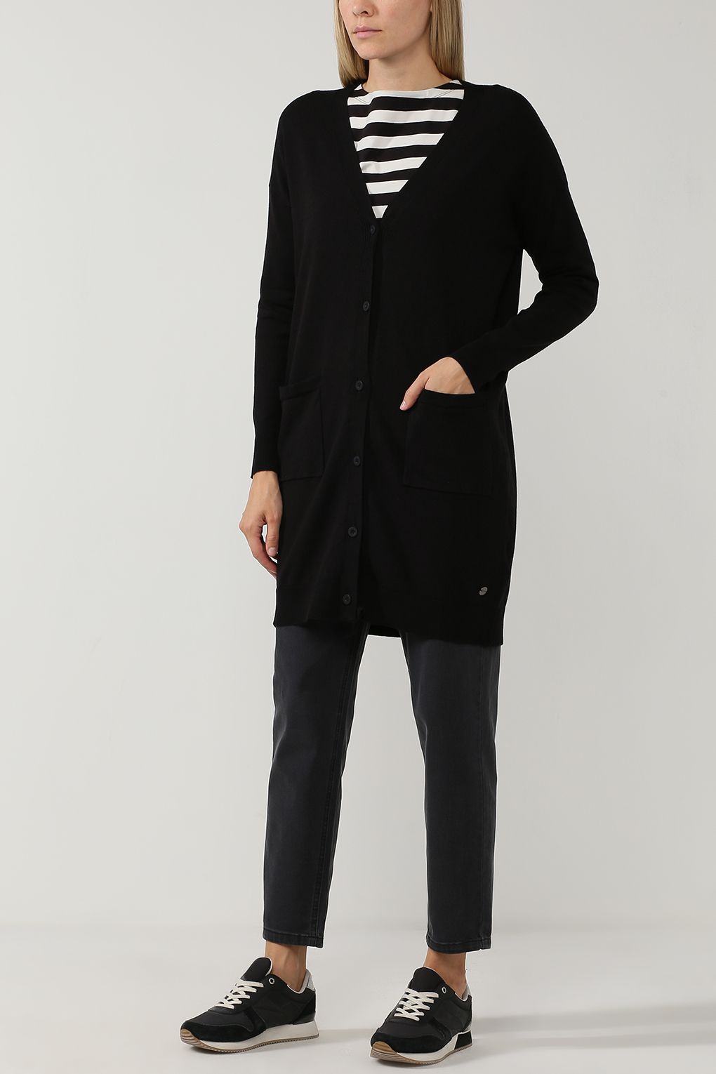 

Кардиган женский NOOM 2007 HELEN черный XS, 2007 HELEN