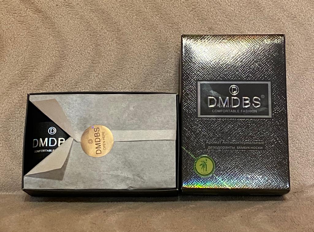 Подарочный набор носков мужских DMDBS 811 черных 42-48, 3 пары
