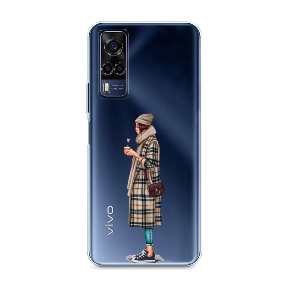 

Чехол для Vivo Y53s 4G "Утренний кофе", Коричневый;бежевый, 264950-6
