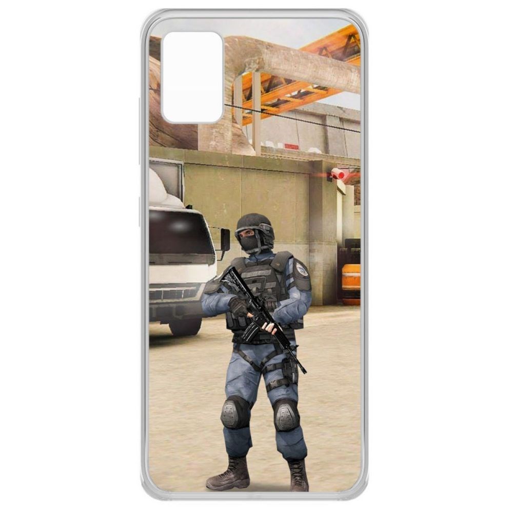 

Чехол-накладка Krutoff Cтандофф 2 (Standoff 2) - GIGN для Samsung Galaxy A51 (A515), Прозрачный