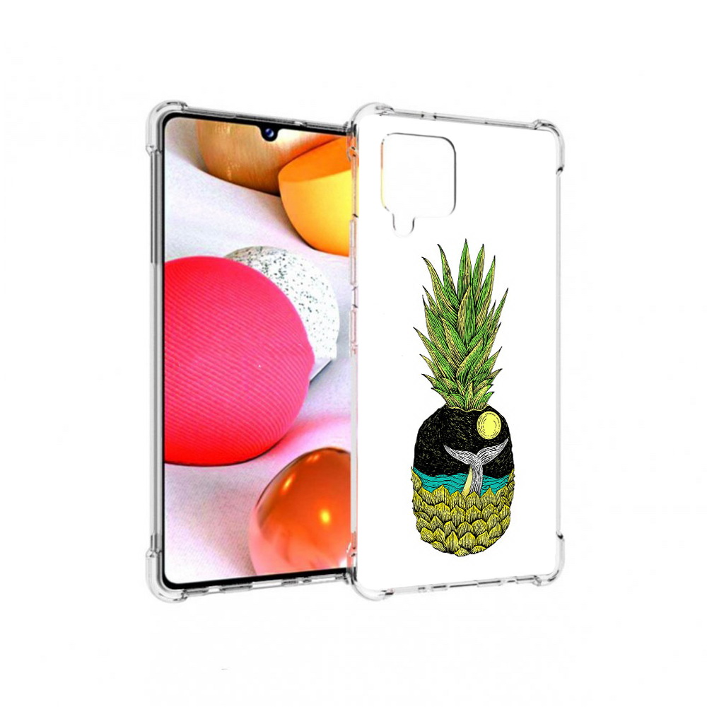 Чехол MyPads Tocco для Samsung Galaxy A42 ананас с китом (PT226910.539.220)