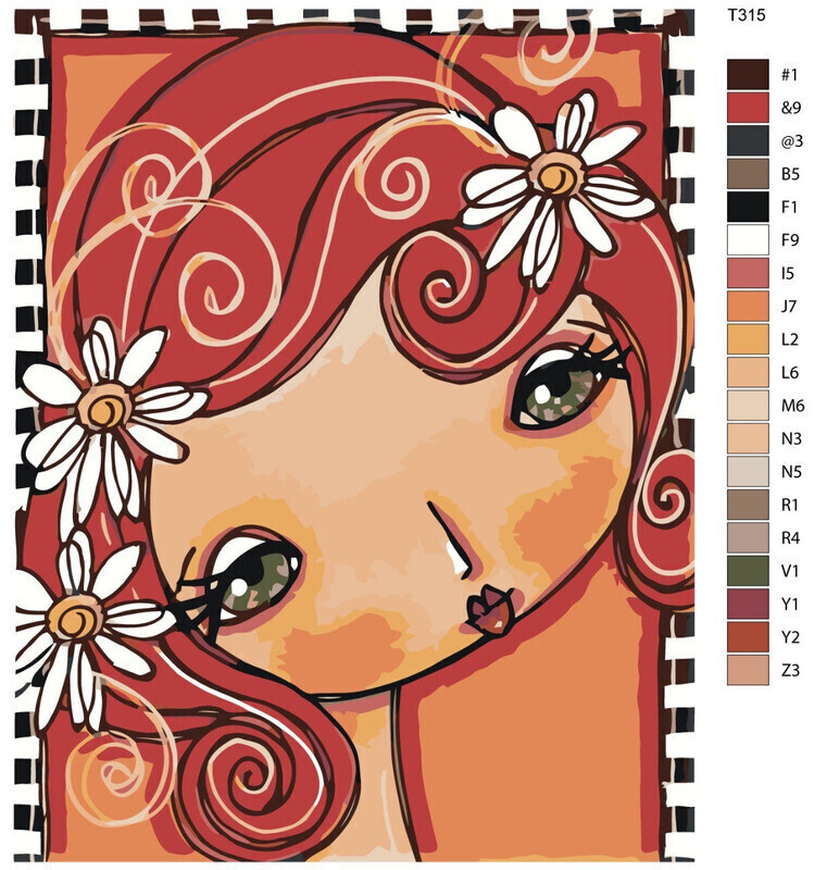 

Картина по номерам BRUSHES-PAINTS Т315, Кукла Aлиса
