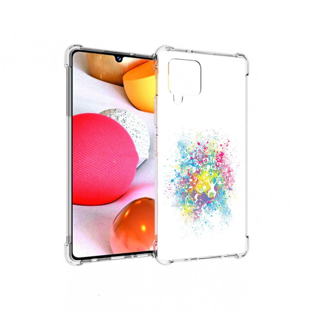 

Чехол MyPads Tocco для Samsung Galaxy A42 акварель абстракция (PT226910.539.214), Прозрачный, Tocco