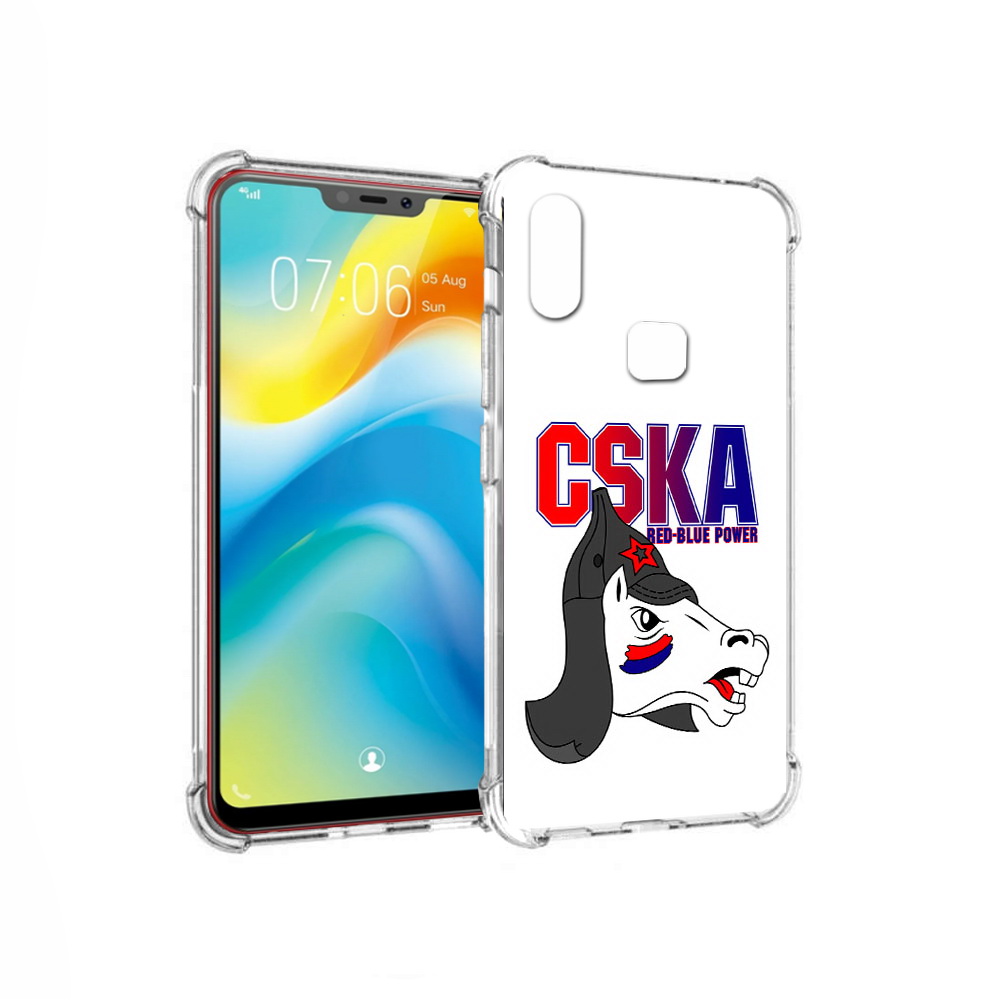 

Чехол MyPads Tocco для Vivo Y85 ФК ЦСК лошадка россия (PT108269.426.179), Прозрачный, Tocco