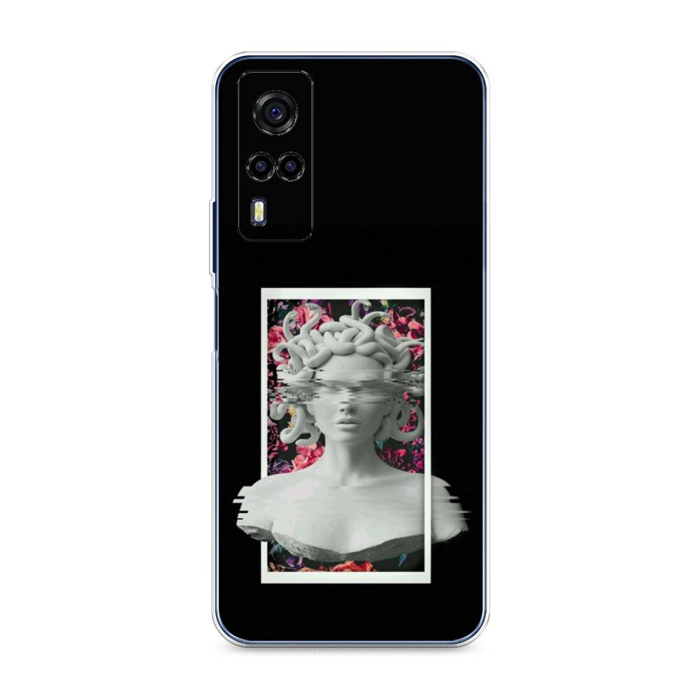 

Чехол для Vivo Y53s 4G "Web Punk Медуза Горгона", Черный;серый, 264950-6