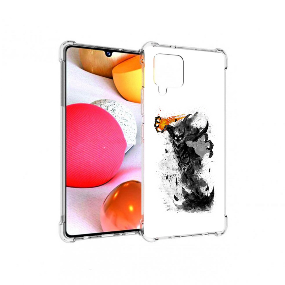 

Чехол MyPads Tocco для Samsung Galaxy A42 nevermore черно белый (PT226910.539.21), Прозрачный, Tocco