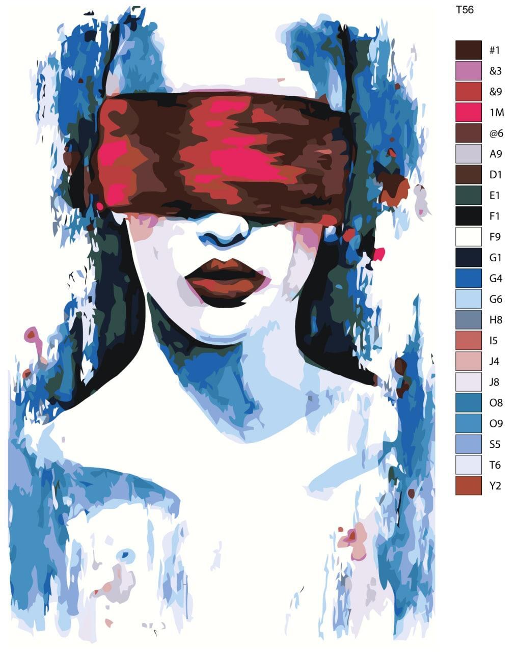 

Картина по номерам BRUSHES-PAINTS Т56, Невидящее око