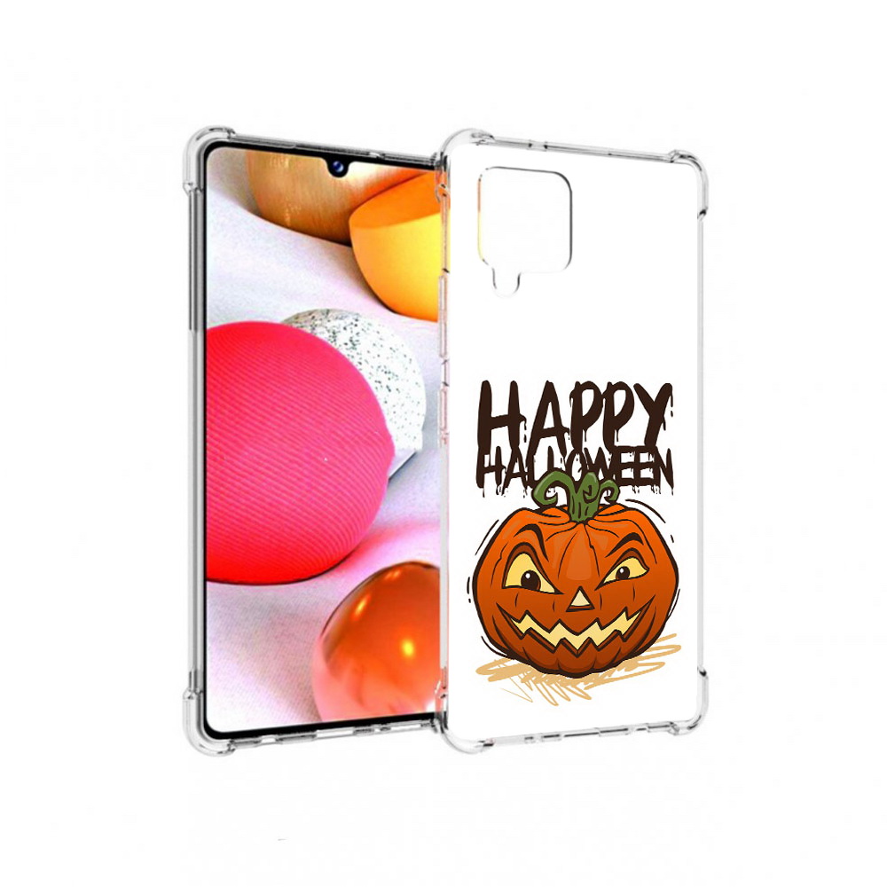 

Чехол MyPads Tocco для Samsung Galaxy A42 Хэллоуин счастливый (PT226910.539.195), Прозрачный, Tocco