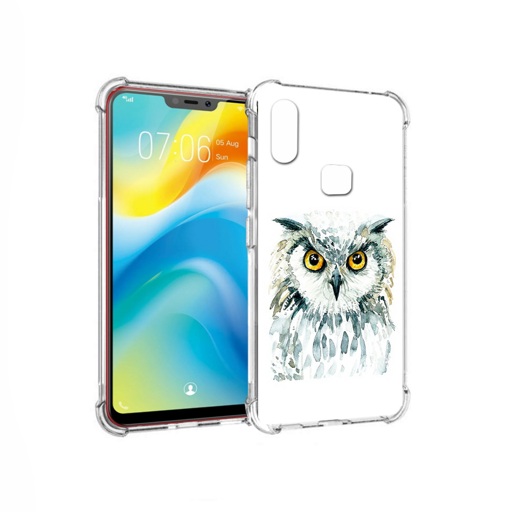 

Чехол MyPads Tocco для Vivo Y85 Серьезная сова (PT108269.426.156), Прозрачный, Tocco