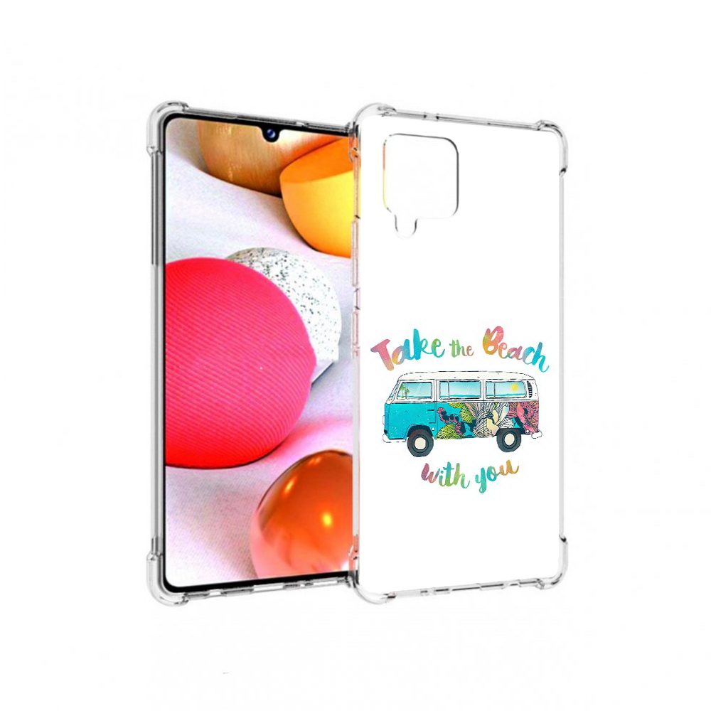 

Чехол MyPads Tocco для Samsung Galaxy A42 Хиппи автобус (PT226910.539.190), Прозрачный, Tocco