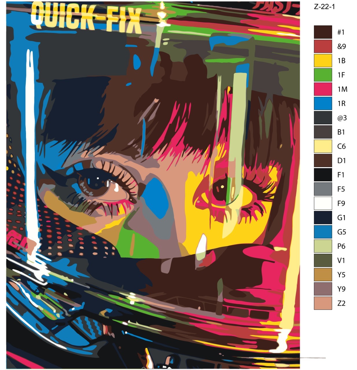 

Картина по номерам BRUSHES-PAINTS Z22, В шлеме