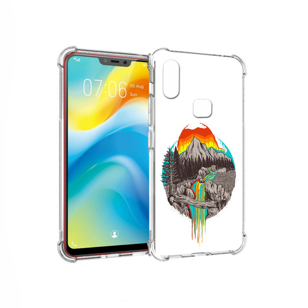 

Чехол MyPads Tocco для Vivo Y85 Радужный водопад (PT108269.426.144), Прозрачный, Tocco