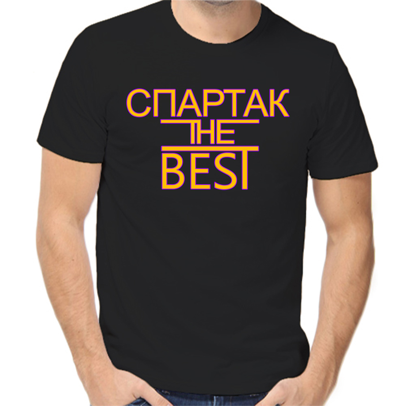 

Футболка мужская черная 56 р-р спартак the best, Черный, fm_spartak_the_best