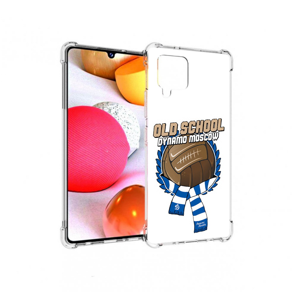 

Чехол MyPads Tocco для Samsung Galaxy A42 ФК Динамо олд скул (PT226910.539.176), Прозрачный, Tocco