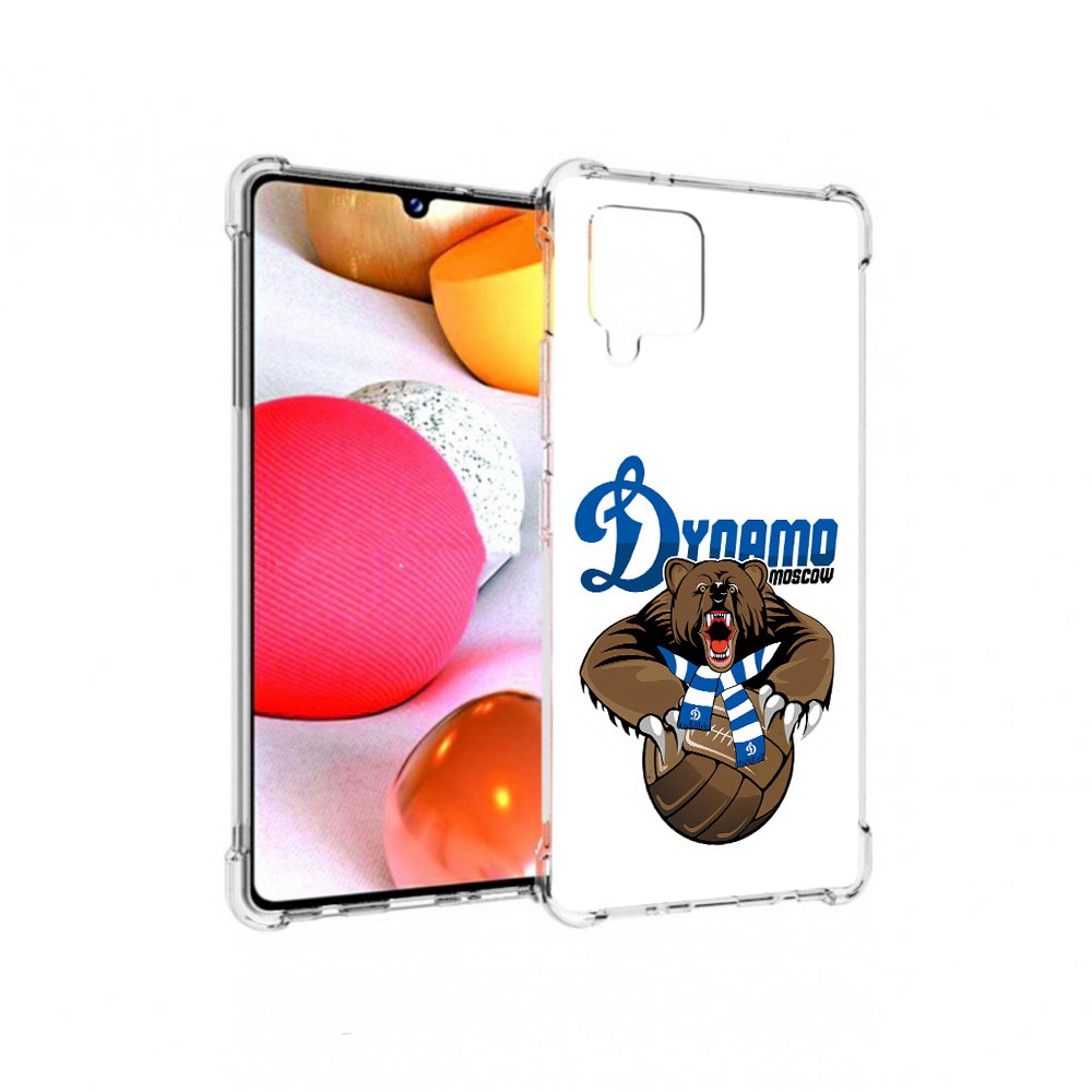 

Чехол MyPads Tocco для Samsung Galaxy A42 ФК Динамо медведь (PT226910.539.175), Прозрачный, Tocco