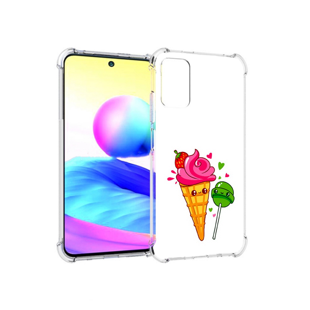 

Чехол MyPads Tocco для Xiaomi Redmi Note 10 5G Вкусняшки (PT162080.297.45), Прозрачный, Tocco