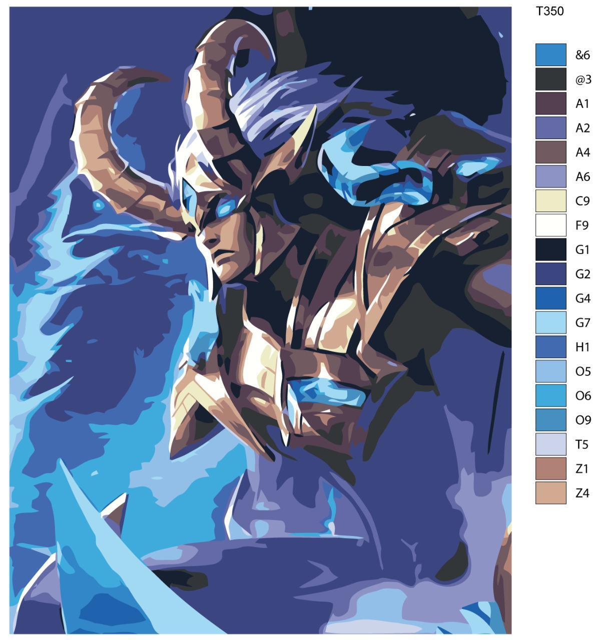 

Картина по номерам BRUSHES-PAINTS Т350, Mobile Legends: Мартис