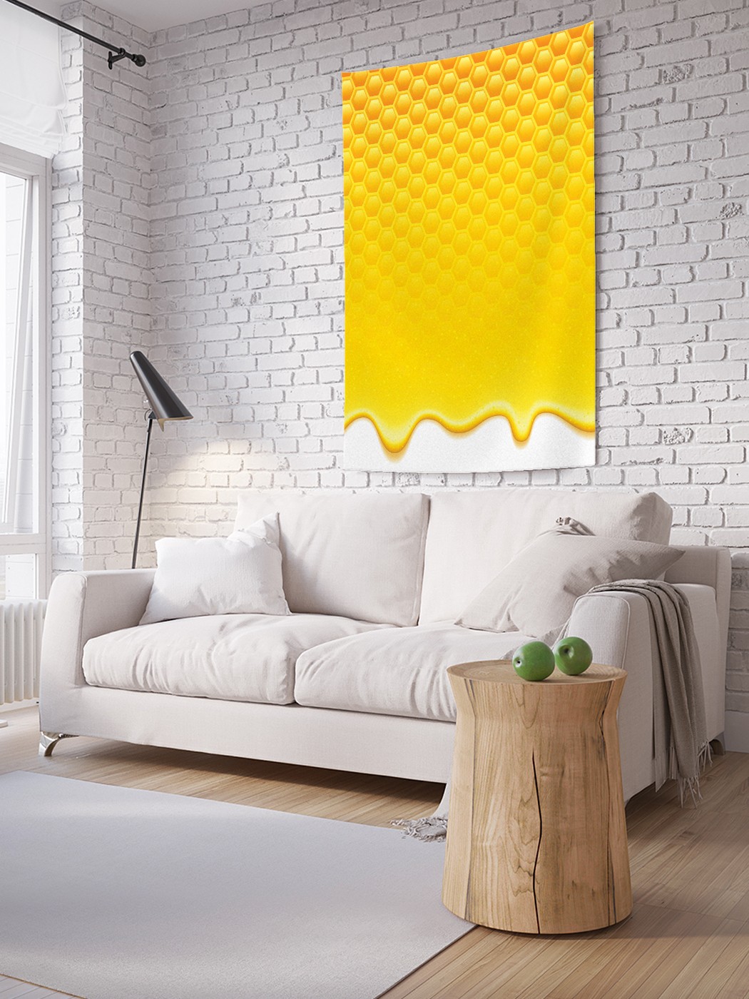 

Вертикальное фотопанно на стену JoyArty Мед из сот 150x200 см, Мед из сот