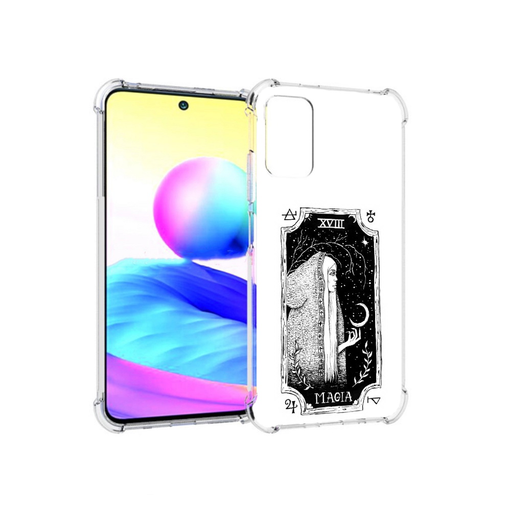 

Чехол MyPads Tocco для Xiaomi Redmi Note 10 5G лунная магия (PT162080.297.447), Прозрачный, Tocco