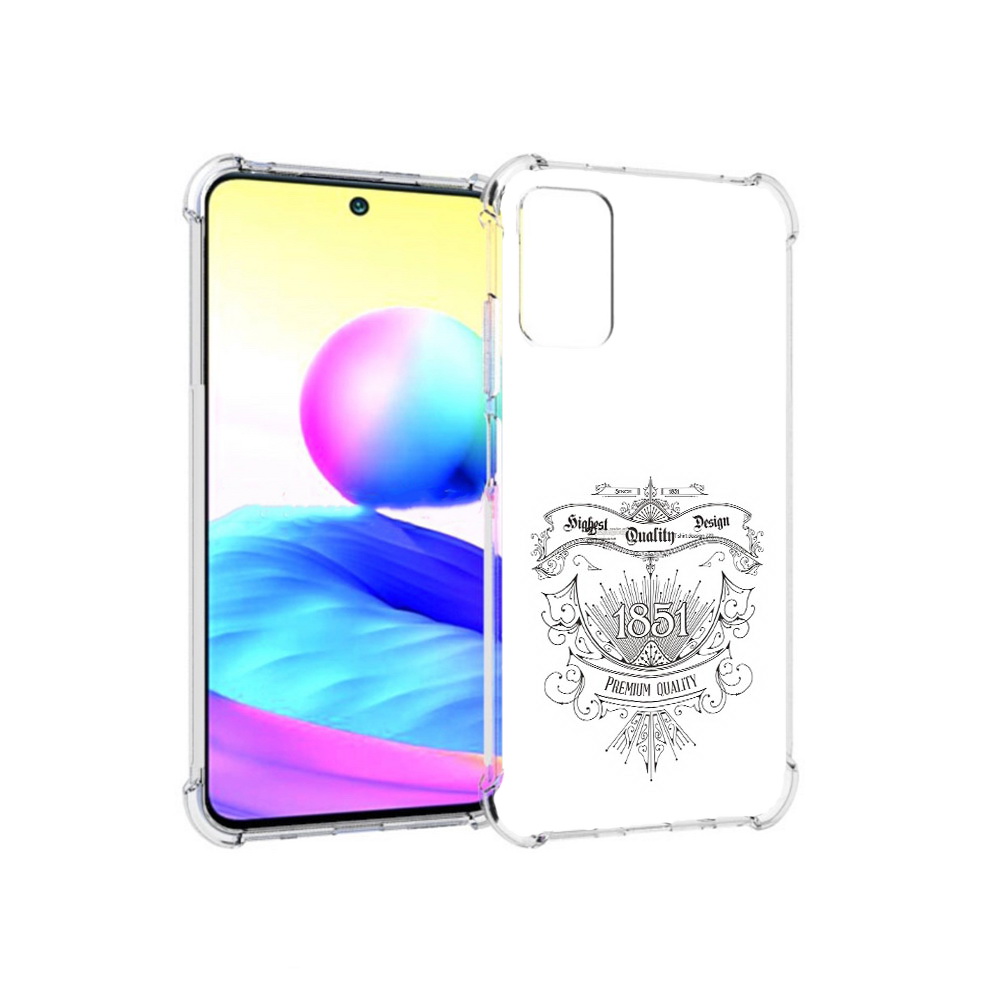 Чехол MyPads Tocco для Xiaomi Redmi Note 10 5G логотип 1851 год (PT162080.297.444)