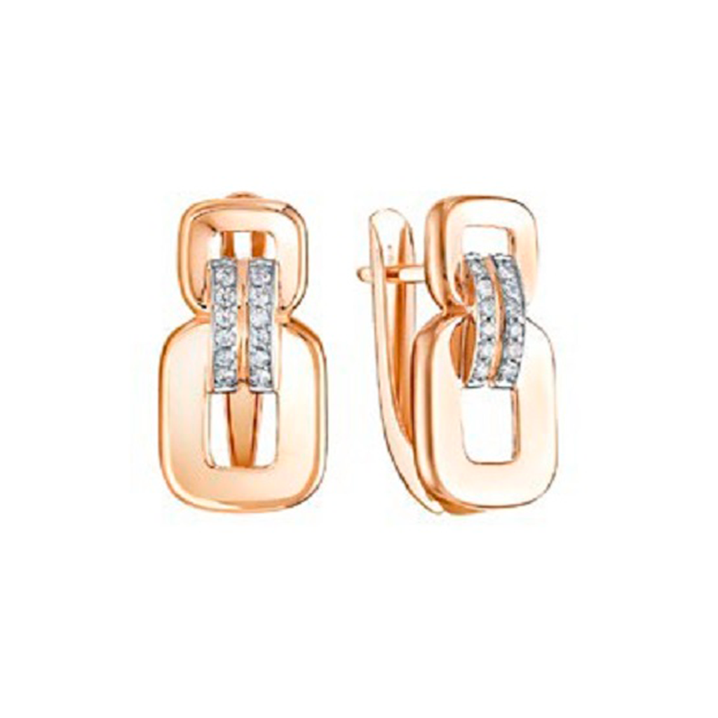 

Серьги из золота с фианитом UVILERS ZS98420, ZS98420