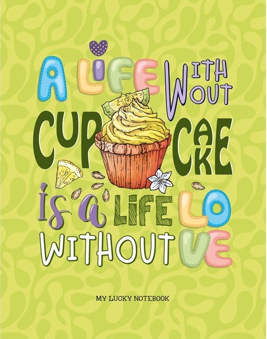 

Блокнот Bourgeois 64 листа, 13*17, линия, Cupcake - Кекс , 7575 (19406)