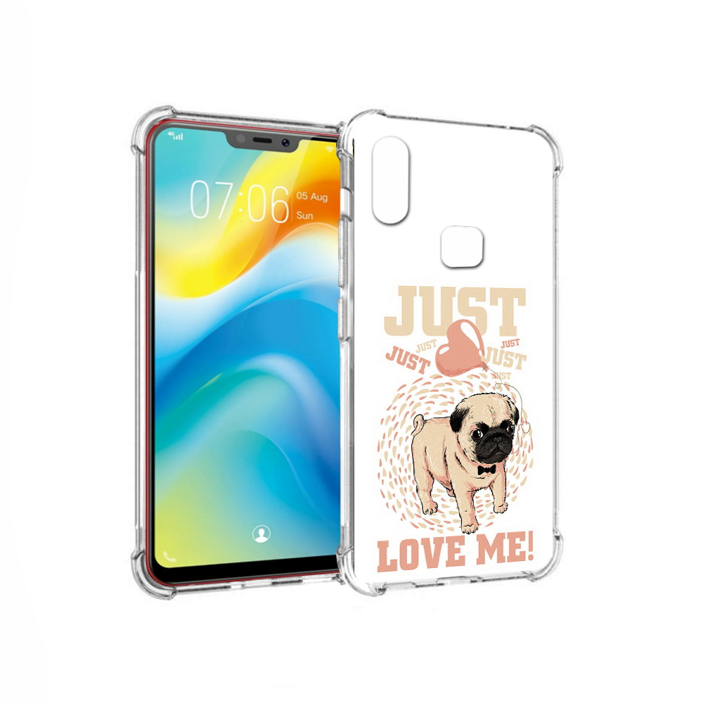 

Чехол MyPads Tocco для Vivo Y85 Люби меня (PT108269.426.109), Прозрачный, Tocco