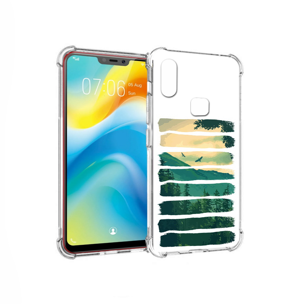 

Чехол MyPads Tocco для Vivo Y85 Лесная чаща (PT108269.426.107), Прозрачный, Tocco