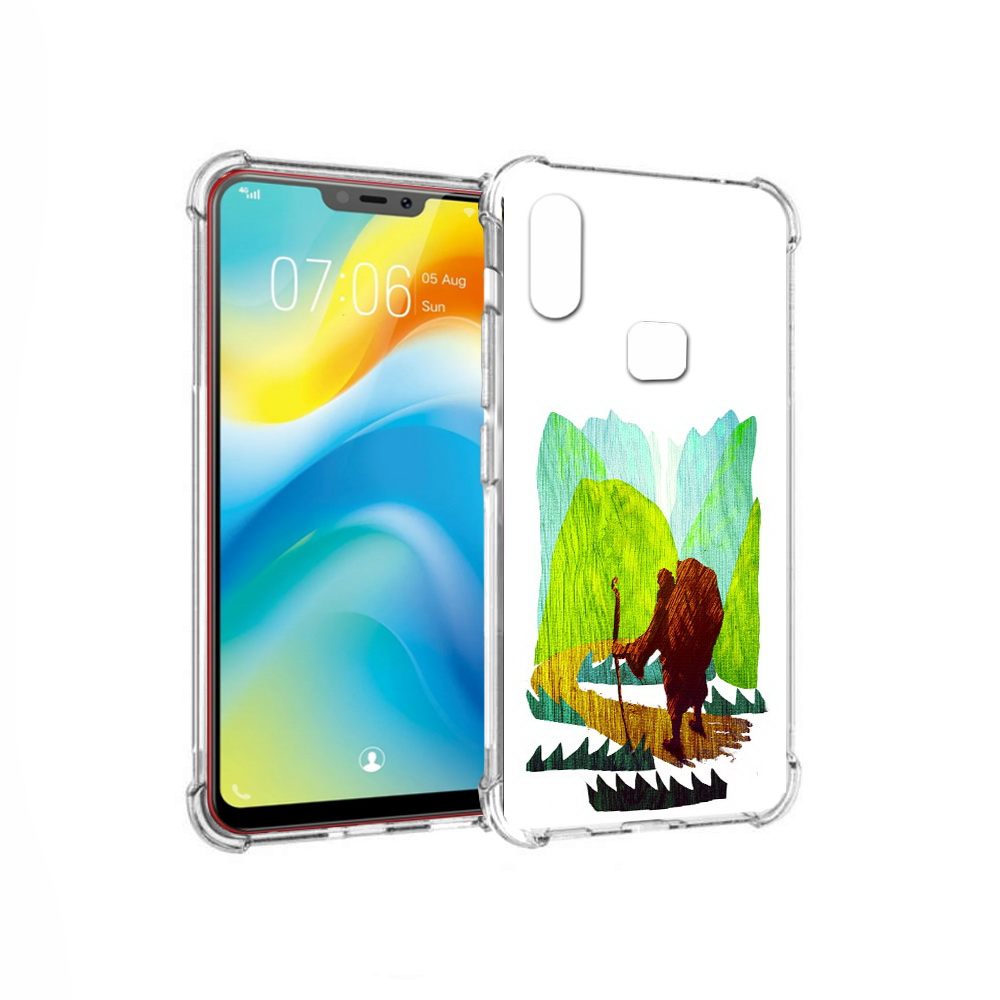 

Чехол MyPads Tocco для Vivo Y85 Лесная тропа (PT108269.426.106), Прозрачный, Tocco